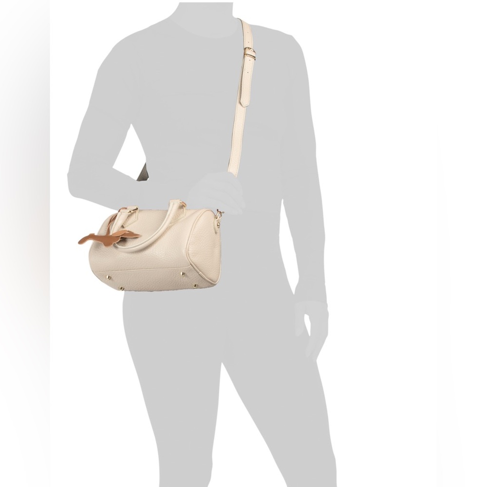 DIVINA FIRENZE Made in Italy leather Booling Crossbody - Picture 5 of 12